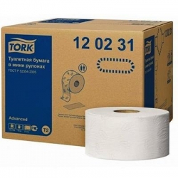 HS Tork Papier toal. Tork Advaced jumbo mini biały-13387